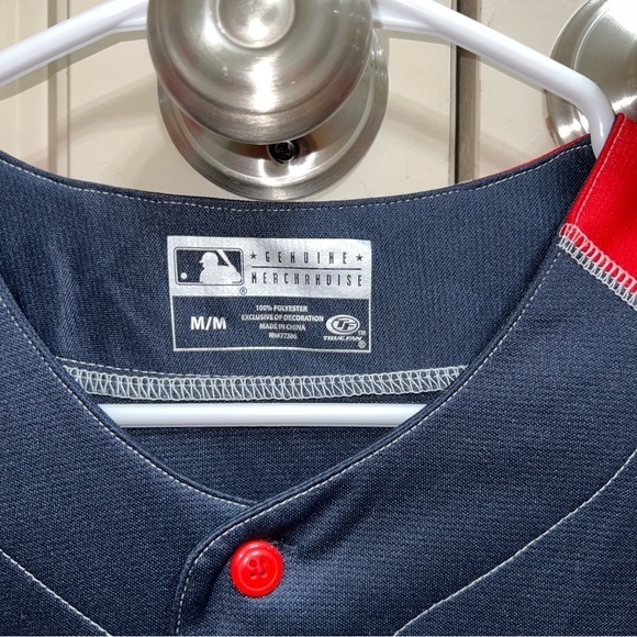 Minnesota Twins Genuine Merchandise Red and Blue True Fan Series Jersey Size M - Picture 2 of 9